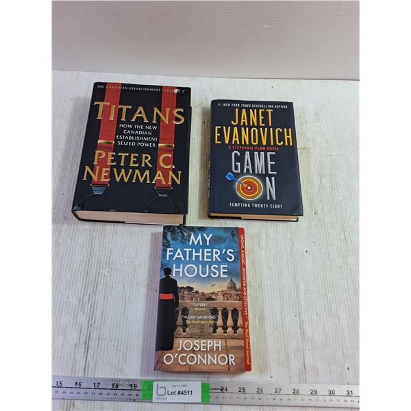 (2) Nonfiction Books, (1) Fiction Book
