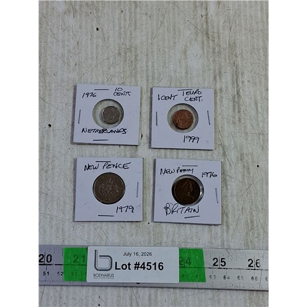 (4) Vintage Coins
