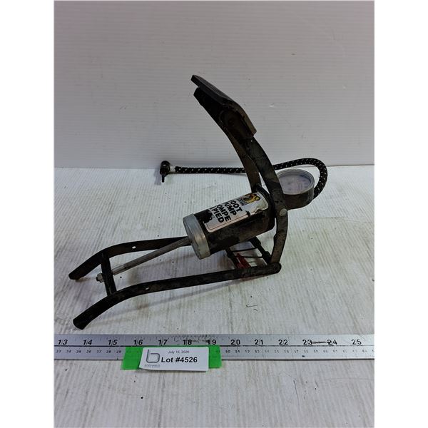 Foot Pump with Pressure Gauge