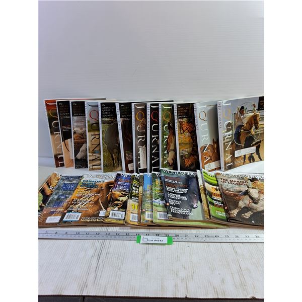 Quarter Horse Journals, Western Horse Magazines - From 2007