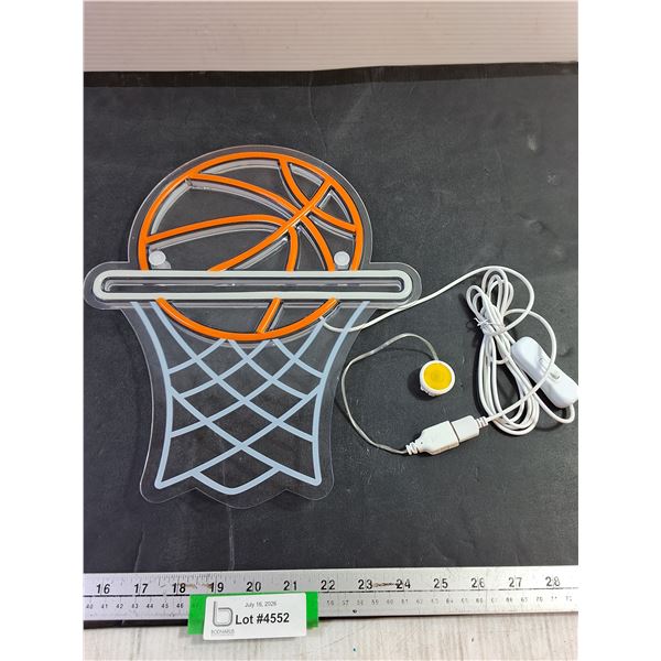 Basketball Hoop LED Decor