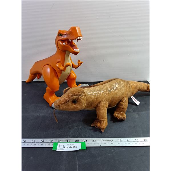 Lizard Stuffed Animal, T-Rex Plastic Toy