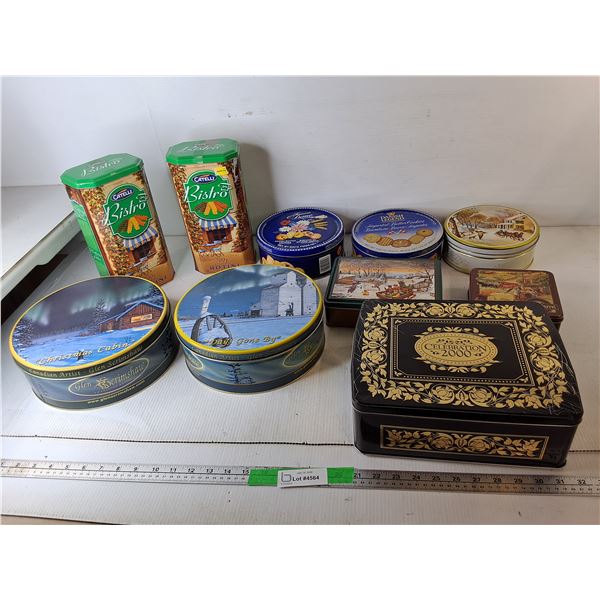 Tins- Glen Scrimshaw, Cracker Barrel, Pot of Gold, Misc. Can't Ship