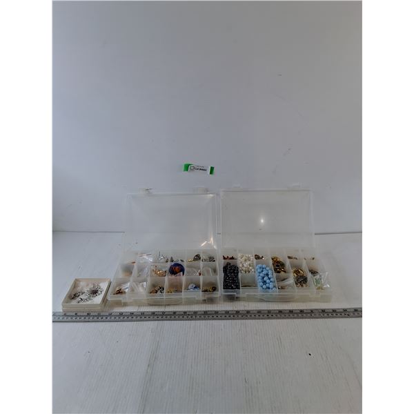 Assorted Clothing Pins, Beads, Brooch
