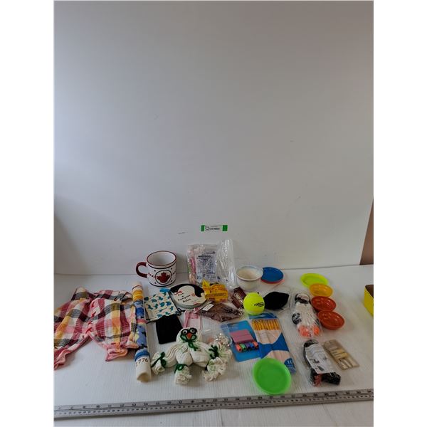McDonald's Batman Penguin and Jungle Animals, Tennis Ball, Pencils, Tim Hortons Mug, Misc