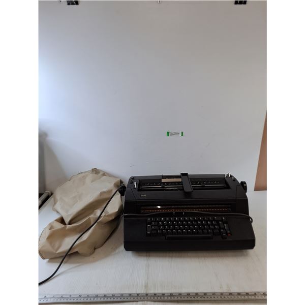 IBM Electric Typewriter Powers On Keys Stick with Cover, Pickup Only