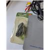 Image 13 : Assorted Power Cables Power Bars As-Is, 75 Ohm Cable Splitter, Nightlight, Mousepad