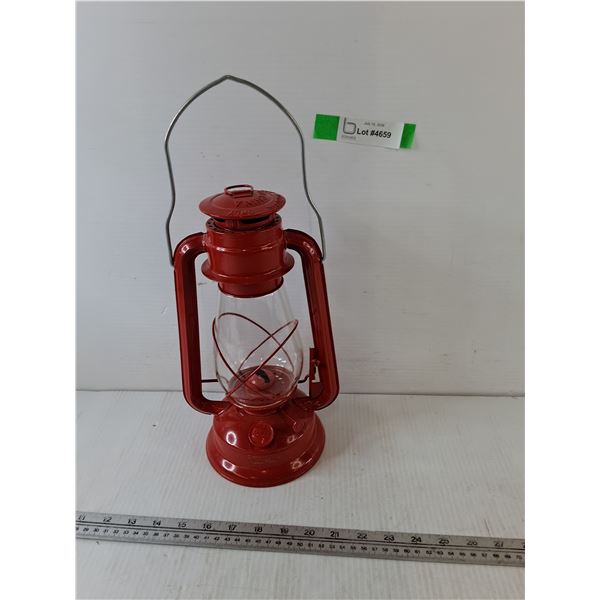 Red Kerosene Lantern