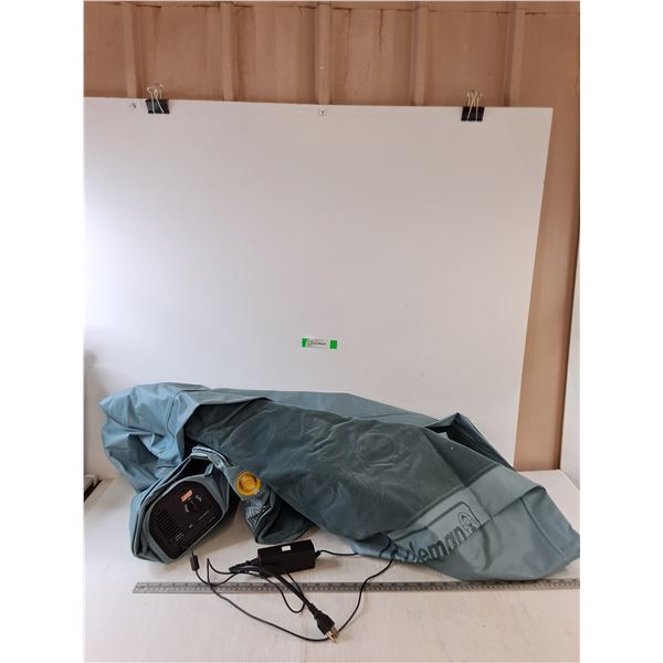 Coleman Air Mattress with Working Electric Air Pump
