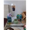 Image 4 : Hallmark Photo Album, (10+) Candles, British Flag, Assorted Porcelain Figures