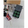Image 6 : Hallmark Photo Album, (10+) Candles, British Flag, Assorted Porcelain Figures