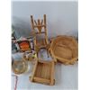 Image 4 : Clothesline Rocking Chair, Popsicle Stick Crafts, (3) Candle, (5) Candle Holders