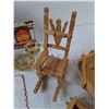 Image 8 : Clothesline Rocking Chair, Popsicle Stick Crafts, (3) Candle, (5) Candle Holders