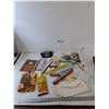 Image 1 : Electronic Calculator, Pencils, Wite Out, Staples, Ruler, Office Supplies