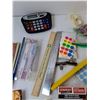 Image 7 : Electronic Calculator, Pencils, Wite Out, Staples, Ruler, Office Supplies