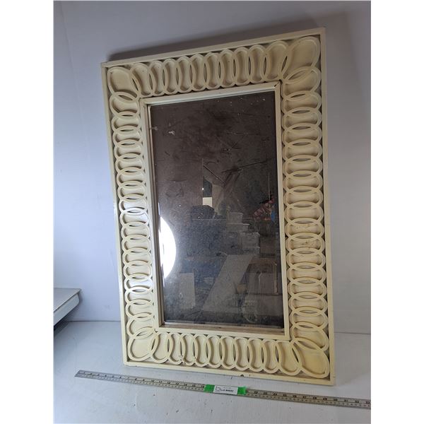 Wooden Wall Mirror 36.5" x 24.75"- Can't Ship
