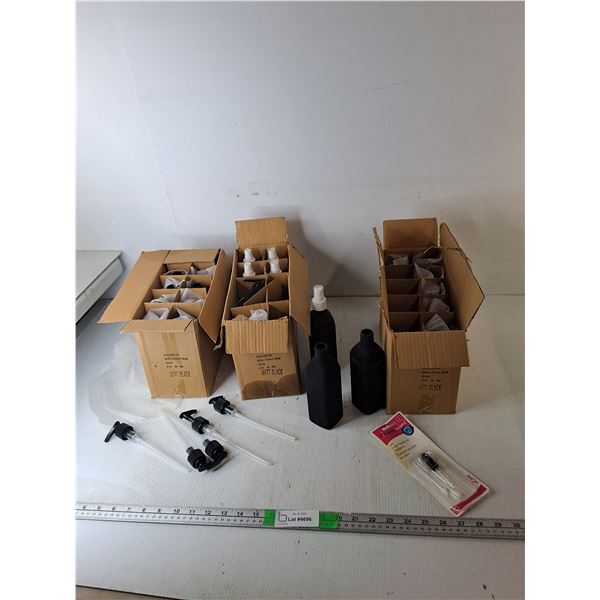 Glass Bottles, Pumps & Droppers- Can't Ship