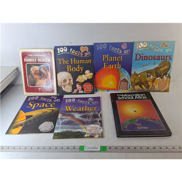 Mostly Kids' Educational Books- Dinosaurs, Weather, Space