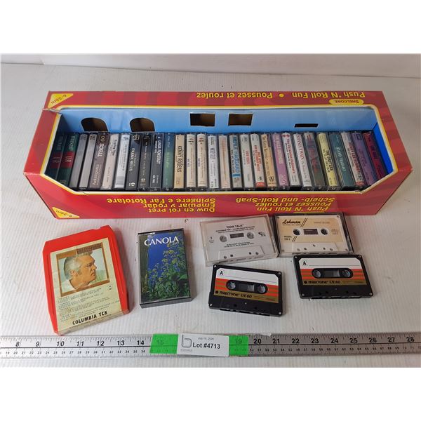 Cassette Tapes & 8 Track- Shania Twain, Kenny Rogers, Linda Ronstadt, Misc.