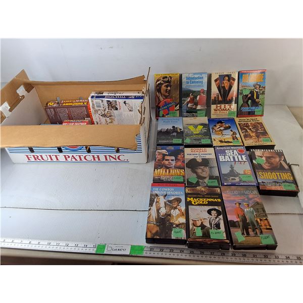 VHS Tapes- The Shooting, Millions, Mackenna's Gold, Misc.
