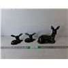 Image 1 : (3) Ceramic Deer Figurines