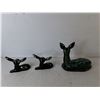 Image 2 : (3) Ceramic Deer Figurines
