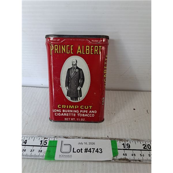Prince Albert Tobacco Tin