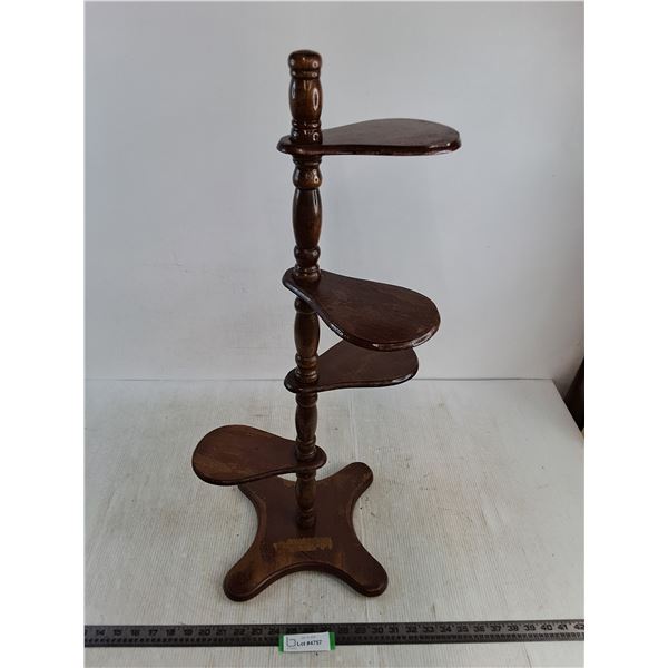 4-Tier Wooden Plant Stand - 29" High - Cannot Ship