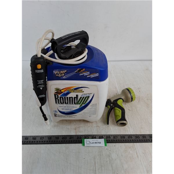 Empty Roundup Spray Pump, Soaker Spray Gun, Pickup Only