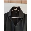 Image 2 : (3) Sealed Men's Small Black Collared Shirts w/Chest Fashion Lace
