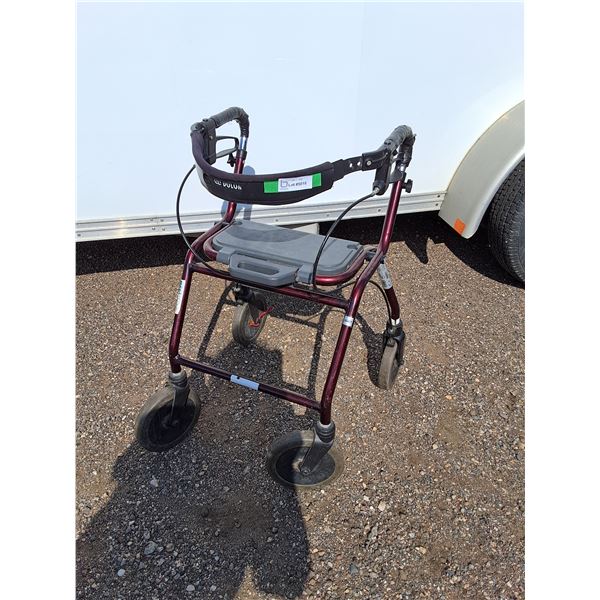 **Foldable Walker With Handbrakes, Pickup Only