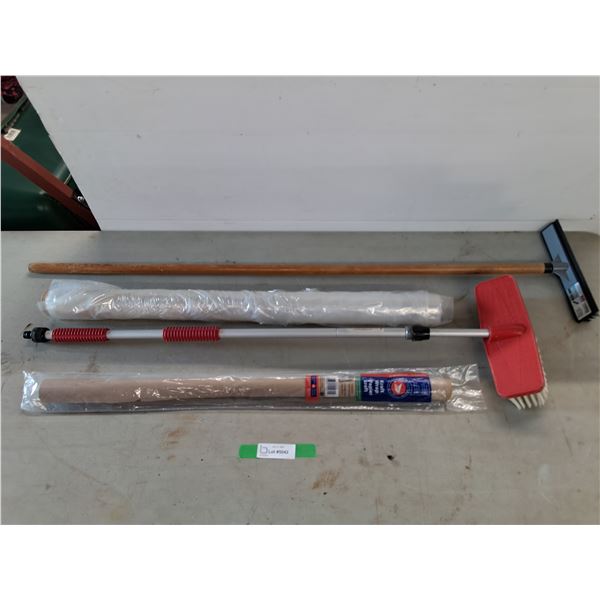 Kraft & Plastic Wraps, Brush & Squeegee