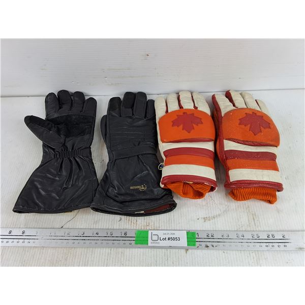 (2) Pairs of Motorcycle Gloves
