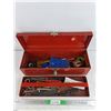 Image 1 : Tool Box, Vise Grips, Measuring Tape, Electrical Tape, Screwdrivers, Misc