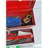 Image 4 : Tool Box, Vise Grips, Measuring Tape, Electrical Tape, Screwdrivers, Misc