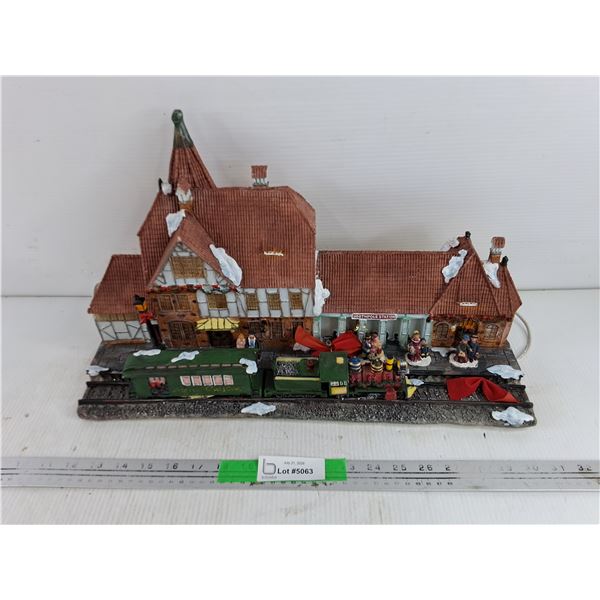 Light Up Northpole Station Decor - Powers On, As Is