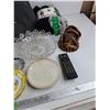 Image 6 : Glass Bowl, Knife Box, Lounge Pants, Boot Liners, Tea Cup, Remote, Misc