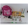 Image 1 : Kids Backpack, Picture Frames, BNC Connectors, Watch Bands, Beer Glasses, Book, Misc