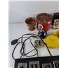 Image 2 : Strainer, Cream & Sugar Set, Extension Cord, Vintage Toy Cars, Bluetooth Speaker, Misc