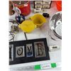 Image 4 : Strainer, Cream & Sugar Set, Extension Cord, Vintage Toy Cars, Bluetooth Speaker, Misc
