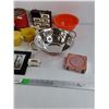 Image 8 : Strainer, Cream & Sugar Set, Extension Cord, Vintage Toy Cars, Bluetooth Speaker, Misc