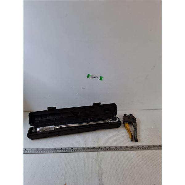 (1) Crimper and Torque Wrench