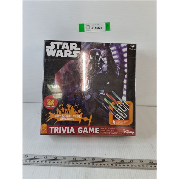 Star Wars Trivia Game Sealed