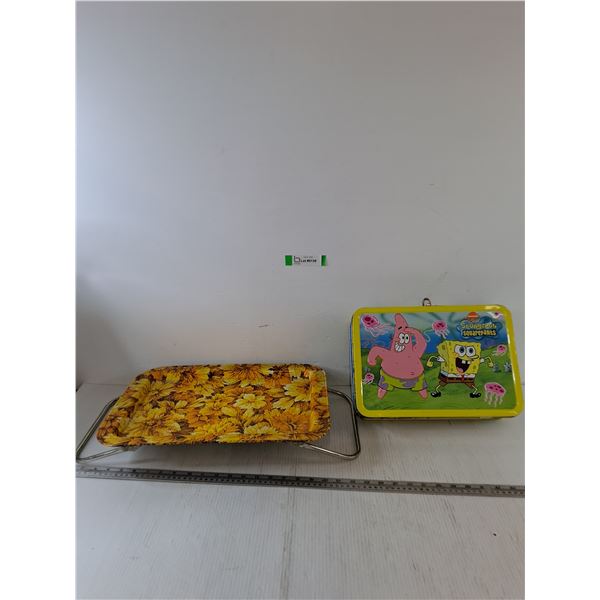 SpongeBob Lunch Kit and Small Standing Plate