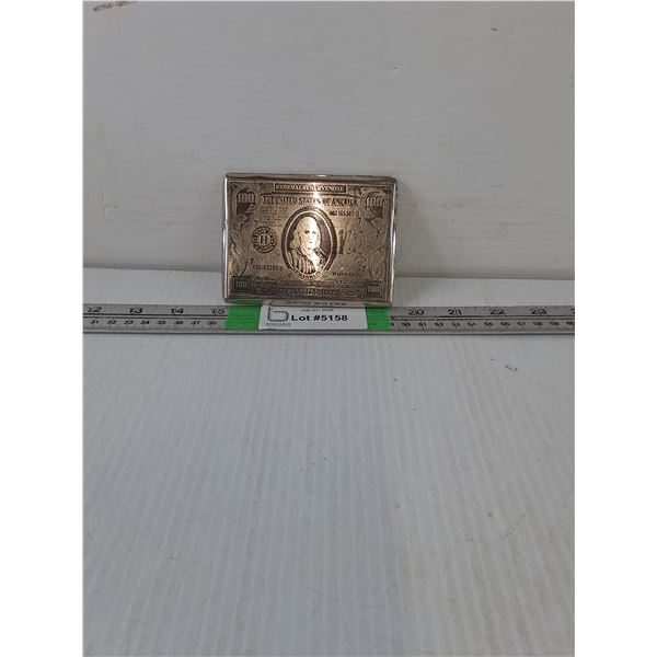 Metal Case- 4.5" x 3.25" x 3/8"