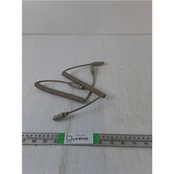 (2) Coiled Keyboard Cables
