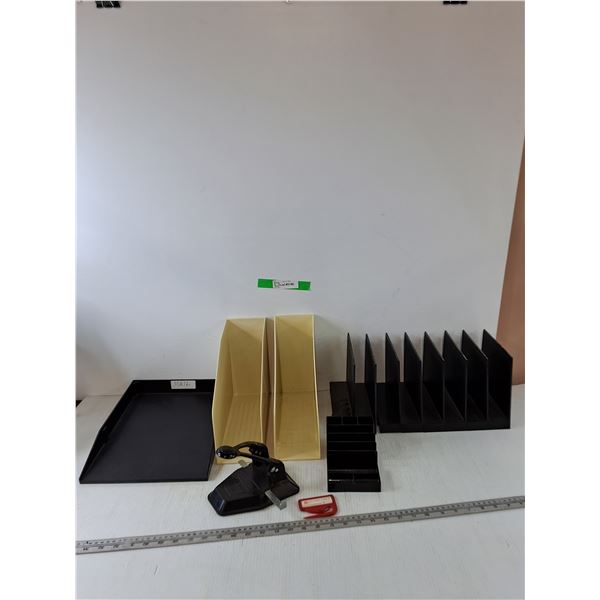 Paper File Sorters, Seatbelt Cutter, Hole Puncher