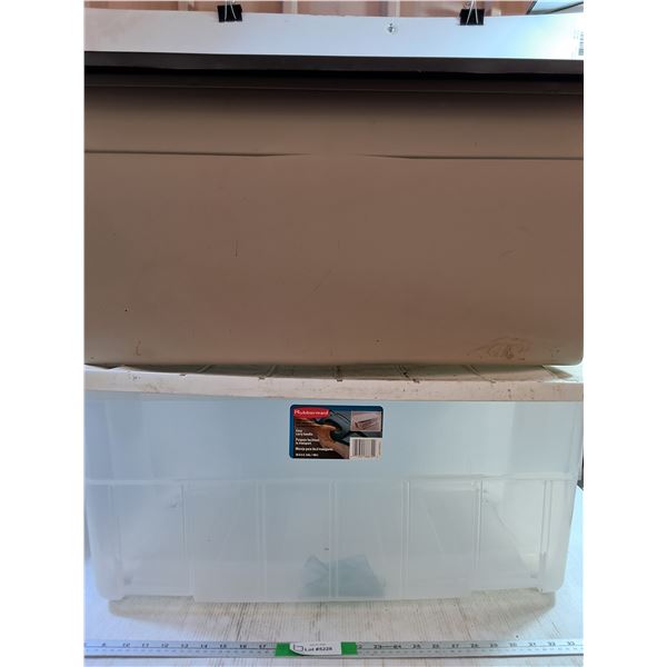 **(2) Rubbermaid Tubs, Pickup Only