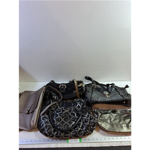 (2) Guess Purses, Various Women's Handbags