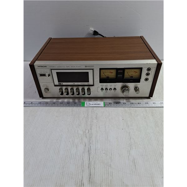 Vintage Hitachi Cassette Deck Model D-410-powers on-untested-as is